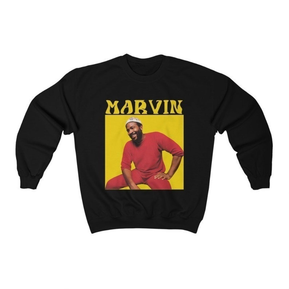 Marvin Gaye Sweatshirt, Marvin Gaye, Motown, Black Music Shirt